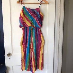 Dotti vintage striped romper